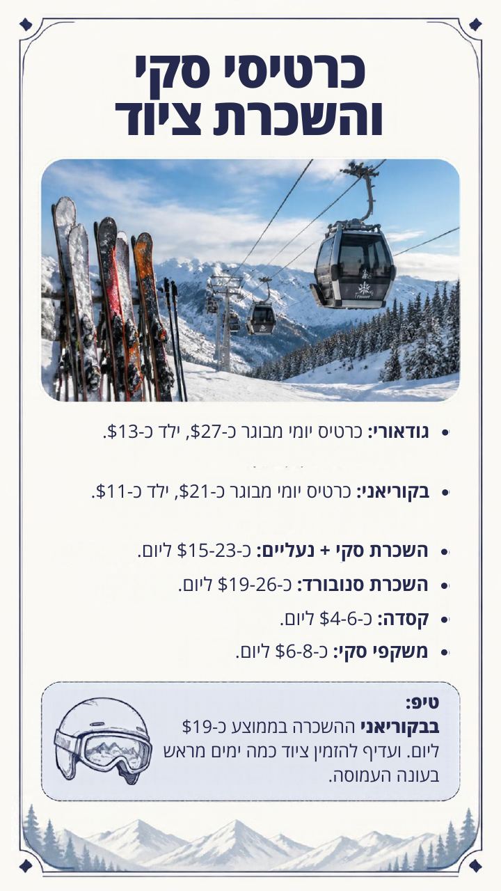 מדריך הוצאות סקי, עמוד 3 מתוך 10
